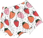 [AYIYO] BIGBUY Summer Baby Pineapple Printed Cotton Shorts Harem Pants for 0-4 Years Old (0-6 Months, Strawberry)
