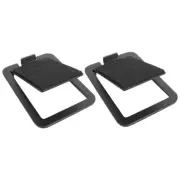 Optimize Your Audio with 2pcs Speaker Stand Tilted Design and Secure Mounting