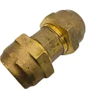 MCDONALD 1" X 1" COMPRESSION NL WATER SERVICE RANGE COUPLING