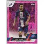 BEETLE 22-23 TOPPS 梅西 閃卡 UEFA CC LIONEL MESSI PINK SPARKLE