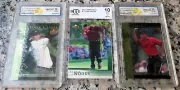 TIGER WOODS 2001 Upper Deck Rookie Card RC BGS BCCG WCG GEM MINT 10 LOT HOF$$