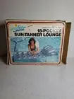 Vintage 1985 The Wet Set Inflatable 18 Pocket Suntanner Lounge Pool Raft Intex
