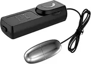 Silver Clit Bullet Power Vibrator - Black Controller Clitoral Vibrator,G spot Clitoris Stimulator Vibrator Egg Vibrator Bullet Adult Sex Toy Sex Egg Vibrators Bullet Sex Bullet Personal Vibrator