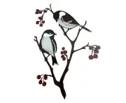 Metal Bird Ornaments Bird Silhouette Garden Art For Home Garden Yard Decoration