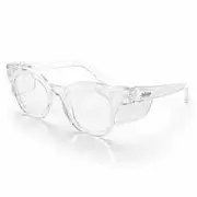 SAFESTYLE Harps Clear Frame Clear Lens Safety Spectacles HCC100