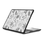 MacBook Air 13-inch (M2 - M4) Impact Case Abstract gray black white watercolor floral