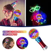 Stick LED Flash-Rotating Light Show Toy Children's Luminous Magic Ball Toy AU