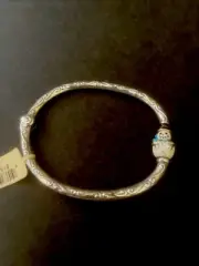 Brighton Chilly Charm Hinged Bangle Bracelet Add Charms