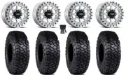 MetalFX Outlaw Bdlk 15" Wheels Raw 30" Intersect Tires RZR XP 1000 / PRO XP