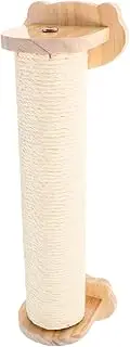 Abaodam Portable Sisal Cat Scratcher Pole for Kittens Interactive Hanging Scratch Board Durable and Easy to Install Protects Furniture for Cat Care