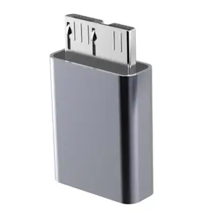 Dou Micro B USB3.0 適配器轉 USB C Type-C 母頭硬盤適配器連接器