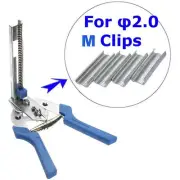 600pcs M Clips Hog Ring Pliers Kit Type M Nail Ring Pliers Repair Railing Tools!