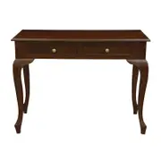 Queen Anne 2 Drawer Desk (Mahogany)