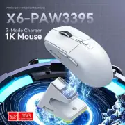 Bluetooth Mouse Tri-Mode Connection Touch Magnetic Charging Base Gaming Mouse US