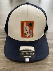 Patagonia NEW YORK CITY NYC Cap Trucker Mid Crown Hat Exclusive SnapBack Limited