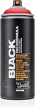 Montana Can Black Spray Paint, Code Red, 400 ml
