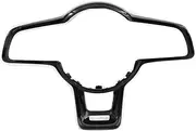 Key Box Bake Paint Black Chrome Rline Sport Steering Wheel Button Decorative Frame Compatible With VW Golf MK7 /Passat B8 Compatible with Tiguan MK2(Old R Logo)