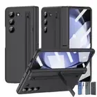 For Samsung Galaxy Z Fold 6 5 4 3 Hinge/Screen Protective Stand Case with S Pen