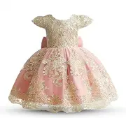 [Nileafes] Girls Princess Mini Mouse Costume Toddler Birthday Party Fancy Dress Up