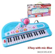 37 Key Electronic Keyboard Piano for Kids with Microphone Musical Instrument Toy