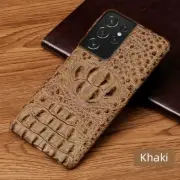 Luxury Retro Crocodile Leather Back Cover Case fr Samsung Galaxy S21 Ultra S20FE