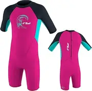 O'Neill Shorty Toddler Reactor Spring Children's Neoprene Wetsuit Pink