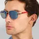 【RayBan 雷朋】限量法拉利聯名款 偏光太陽眼鏡 RB3659M F031/H0 銀框水銀偏光鏡片 公司貨