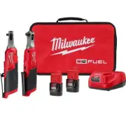 Milwaukee High Speed Ratchet Combo Kit 3/8", 1/4" Brushless Cordless Li-Ion 12V