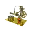 Hot Air Stirling Engine Motor Educational Steam Engine Model Desktop Ornamen ❤FR