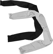 [Milisten] 2pcs Cooling Sun Shawl Sleeves for Outdoor Sports Uv Arm Sleeves for Golf Driving and Cycling Light Grey
