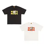 KAWS X HUMAN MADE 胸前人偶文字 白/黑 短袖T恤 聯名款XX27TE014【FASHION SPLY】