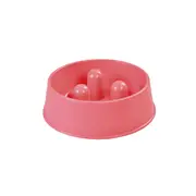 YES4PETS XL Anti-Gulp Bowl for Dogs - Pink