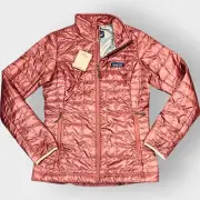 Patagonia Women's Nano Puff Insulated Jacket PrimaLoft Burl Red 84217 X-Small