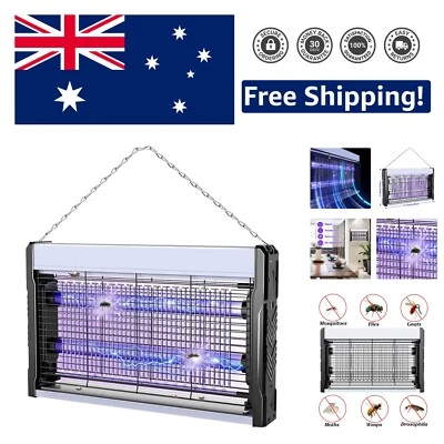 3200V Electric Bug Zapper with Non-Toxic Purple Light for Indoor and Outdoor Use