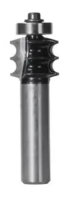 Carbitool DOUBLE REED TCT ROUTER BIT 5.5mm Bead, 1/2″ Shank, With Bearing
