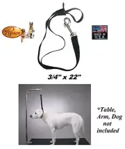 LARGE RESCO 22"Nylon DOG Grooming Table Arm Bath Adjustable RESTRAINT NOOSE Loop