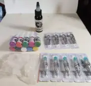 Wormhole Tattoo Ink 10 Pack New Exp 7/25 & Ink Cups