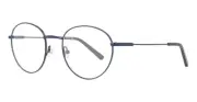 BULOVA TIKAL INDIGO BLUE New Round Twist Titanium Optical Eyeglass Frame For Men