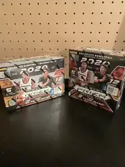 Lot-2 2020 Prizm Basketball Mega Box, Red & Pink Ice Boxes, LaMelo & Wiseman RC?