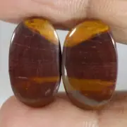 Detoxification Benefits Natural Agate Oval Cabochon Loose Gemstone 24.15 ct