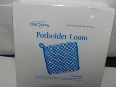 HearthSong & Magic Cabin Potholder Loom kit for kids 6+ New in Sealed Box