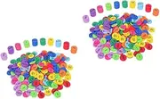 NUOBESTY 6 Sets 10-value Decimal Place Value Discs Set Math Manipulatives Boys and Girls Educational Toy