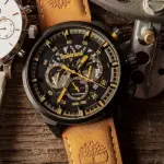 【TIMBERLAND】天柏嵐 兩地時間多功能手錶-46MM(TDWGF2100602)