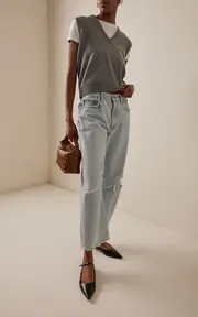 [Citizens of Humanity] Miro Rigid High-Rise Barrel-Leg Jeans