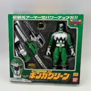Bandai Toei Power Rangers Gingaman Action Figure Ginga Green New Box Damaged JP