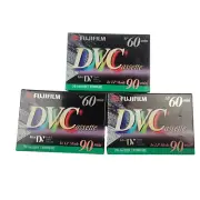 3 NEW Fujifilm DVC 60 Mini DV Digital VideoCassette Tapes 60 min SP 90 min LP