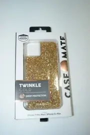 NEW Case Mate Twinkle Gold Case for Apple iPhone 11 Pro Max / Iphone Xs Max