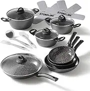 STONELINE 19546 Cookware Set, Aluminium