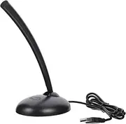 KALLORY Computer Microphone Base for Chat Conference Streaming Sound Compact Easy to Carry