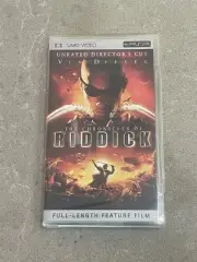 The Chronicles of Riddick Unrated Director's Cut Sony PSP UMD - Brand New Sealed